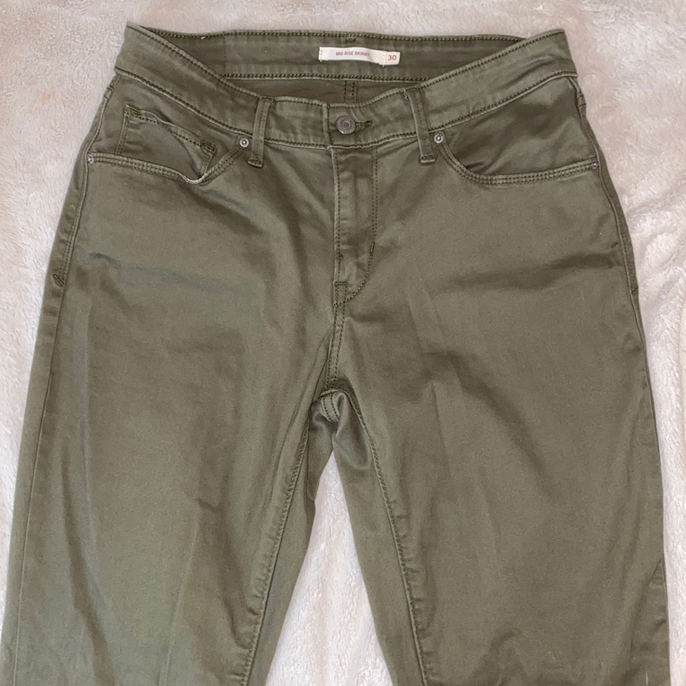 army green Levi’s